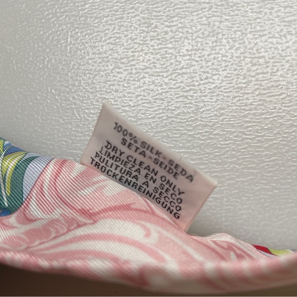 🆕 Hermes HERMÈS Twilly Danse Pacifique in Blue Silk - Picture 7 of 9